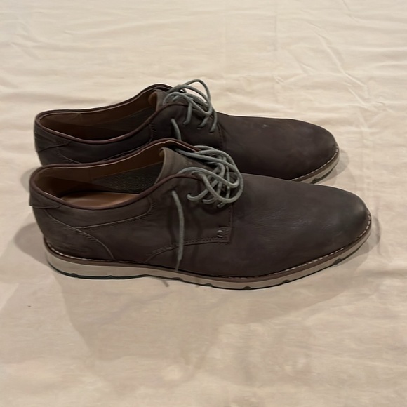 Lightly worn Hush Puppies Dark Grey Dress Shoe. Size 13. Classic with Comfort. - Picture 5 of 13